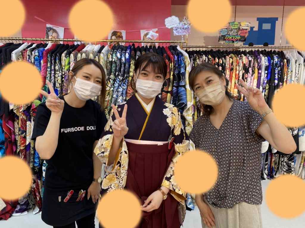 TAKAZEN　神戸　卒業式　イマドキ　袴　コーディネイト