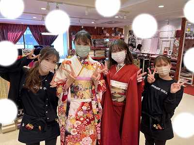 成人式　前撮り　梅田