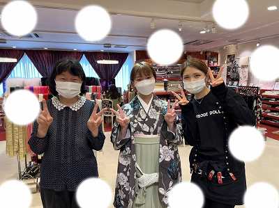【TAKAZEN梅田本店】♡18日　イマドキの袴＆振袖姫ちゃん♡