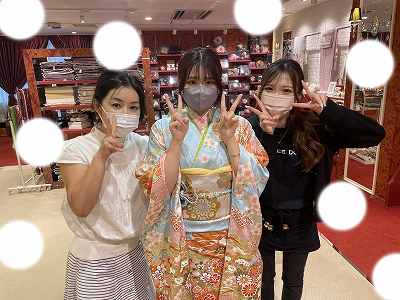 成人式　前撮り　梅田
