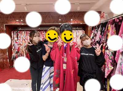 成人式　振袖　梅田