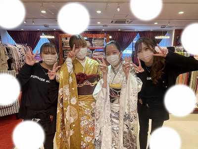 成人式　前撮り　梅田
