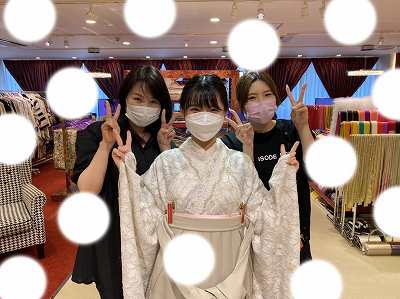 【TAKAZEN梅田本店】　♡9日　くすみ系袴姫ちゃん♡