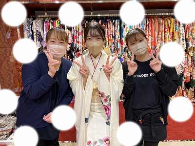 成人式　レトロ　振袖