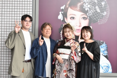 成人式　振袖　前撮り撮影会