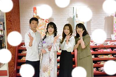 振袖　前撮り　梅田　