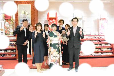 成人式　前撮り　梅田