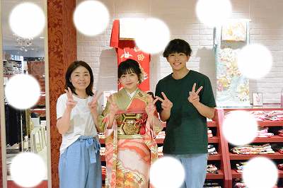 成人式　前撮り　梅田