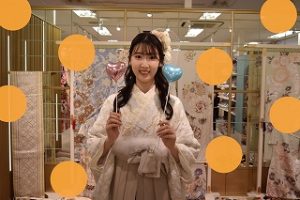 レース　フリル　袴レンタル