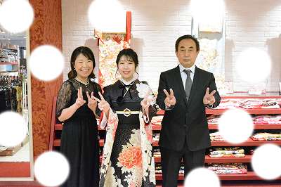 成人式　前撮り　梅田
