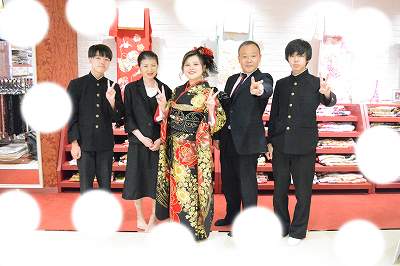 成人式　前撮り　梅田