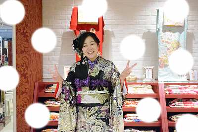 成人式　前撮り　梅田