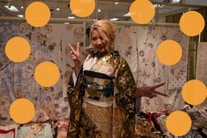 モード　かっこいいお振袖　TAKAZEN心斎橋　振袖レンタル