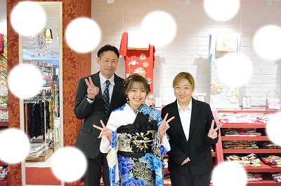 成人式　前撮り　梅田