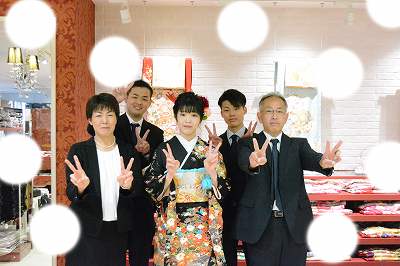 成人式　前撮り　梅田