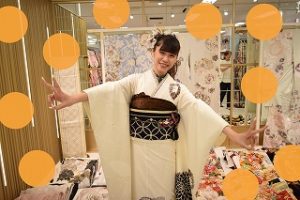 ヴｨンテージ　くすみ　振袖レンタル