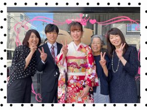振袖　レンタル　奈良　古典柄　赤　大人っぽい