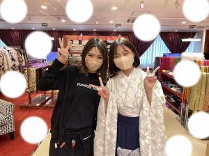 卒業式 袴 かわいい