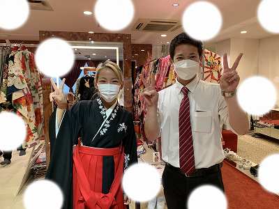 2023　卒業式　袴