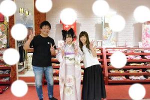 成人式　前撮り　梅田