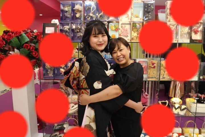 TAKAZEN神戸店　前撮り撮影会　イマドキ　レトロ　黒　