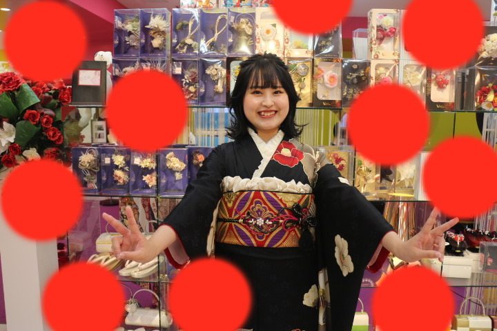 TAKAZEN神戸店　前撮り撮影会　イマドキ　レトロ　黒　
