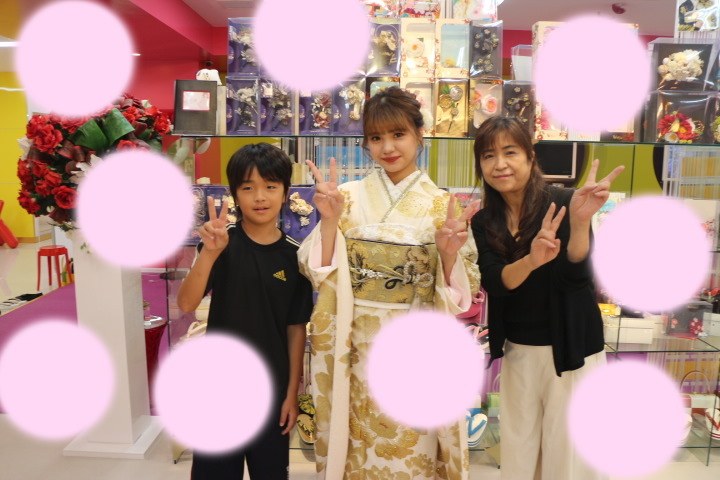 TAKAZEN神戸店　前撮り撮影会　イマドキ　カワイイ　ジャパンモード　金　白