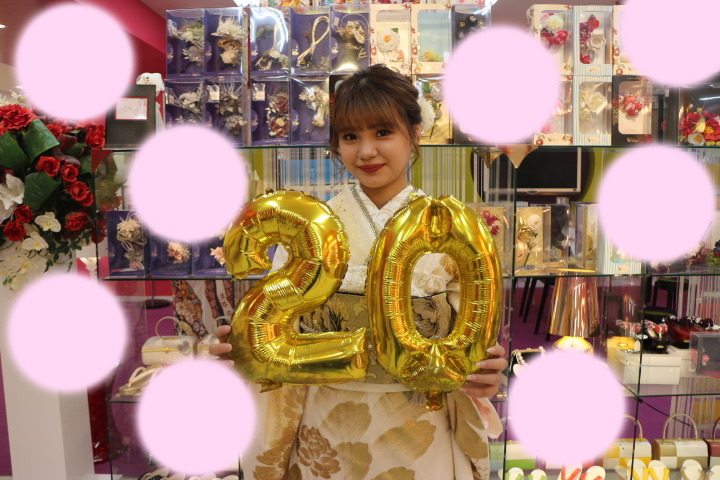 TAKAZEN神戸店　前撮り撮影会　イマドキ　カワイイ　ジャパンモード　金　白