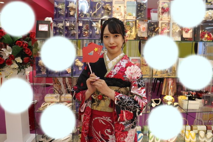 TAKAZEN神戸店　前撮り撮影会　イマドキ　カワイイ　モード　赤　黒　