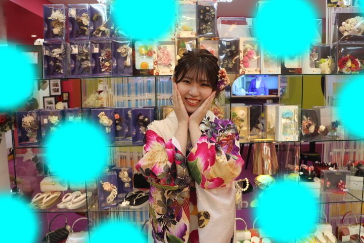 前撮り　振袖　撮影会　かわいい　イマドキ　TAKAZEN神戸店 振袖レンタル