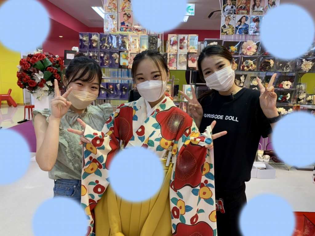 TAKAZEN神戸店　レトロ　袴　イマドキ　カワイイ　コディネート