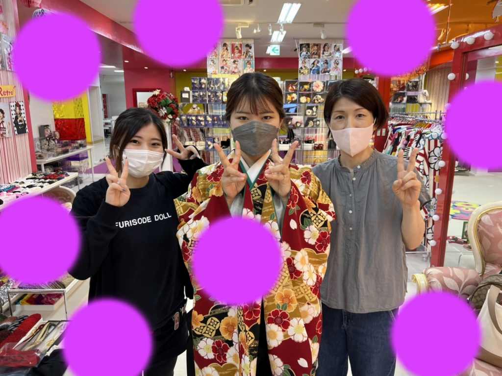 TAKAZEN神戸店　袴　古典　イマドキ　カワイイ　コディネート