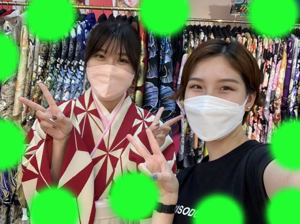 TAKAZEN神戸店　前撮り撮影会　イマドキ　カワイイ　コディネート　くすみカラー　キラキラ　振袖レンタル　袴レンタル