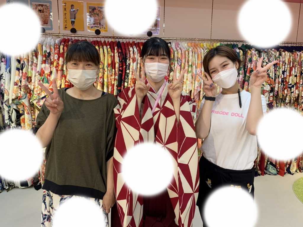 TAKAZEN神戸店　袴　イマドキ　カワイイ　コディネート