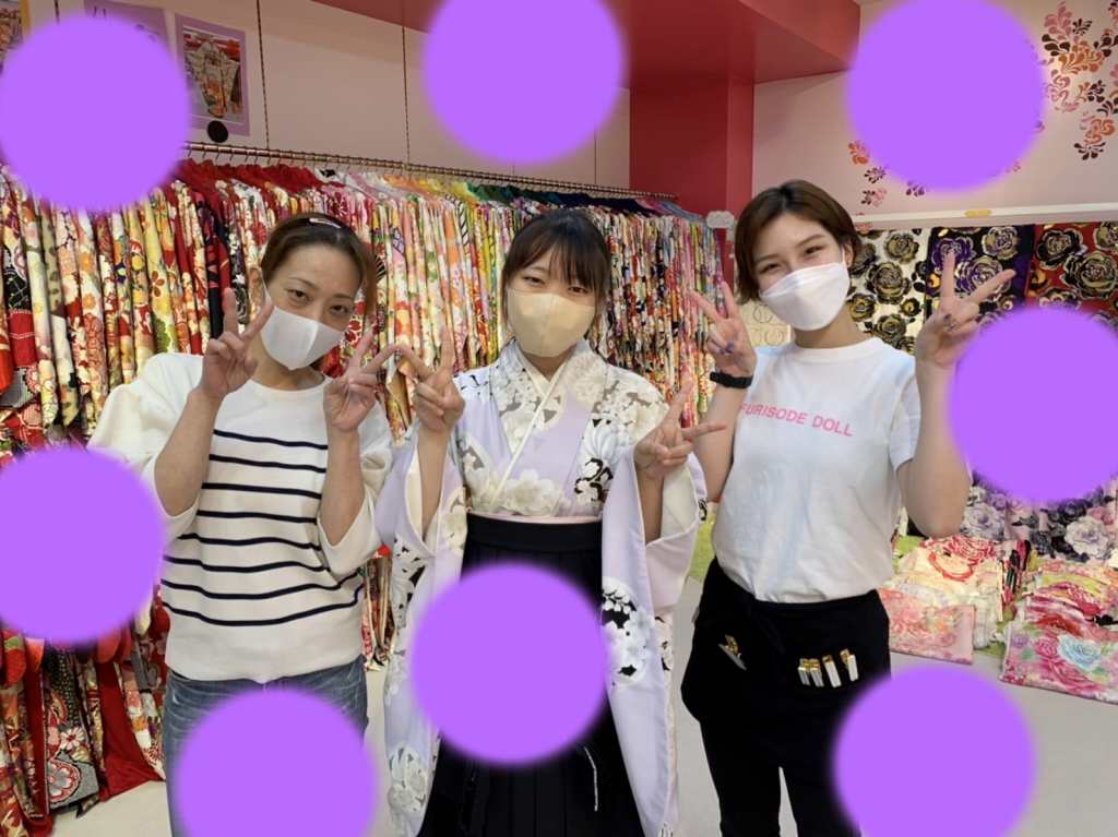 TAKAZEN神戸店　袴　玉城ティナ　イマドキ　カワイイ　コディネート