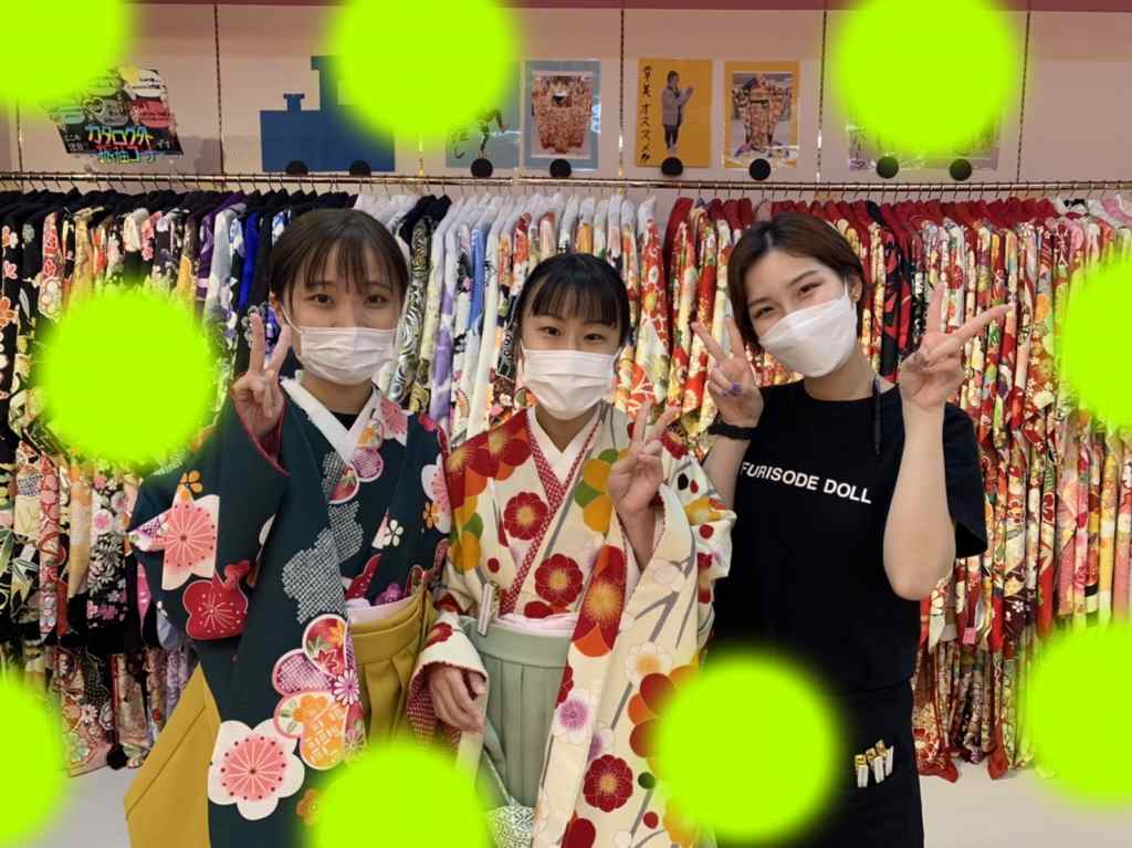 TAKAZEN神戸店　前撮り撮影会　イマドキ　カワイイ　コディネート　袴　レンタル　