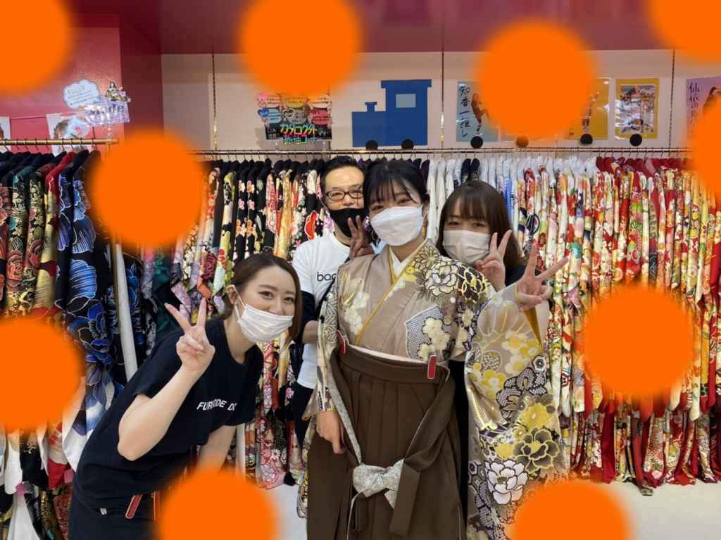 TAKAZEN神戸店　前撮り撮影会　イマドキ　カワイイ　コディネート　袴レンタル
