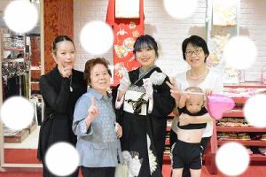 成人式　前撮り　梅田