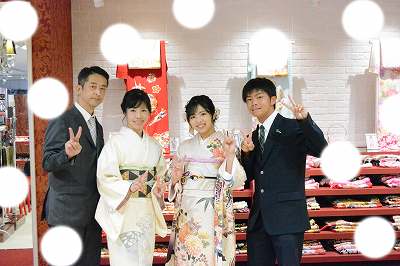 成人式　前撮り　梅田