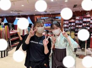 卒業式　袴　かわいい