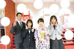 成人式　前撮り　梅田