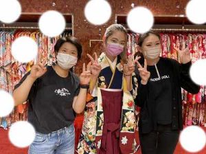 卒業式　袴　かわいい