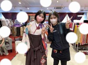 卒業式　袴　かわいい