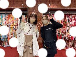 卒業式 袴 かわいい