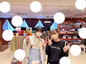 卒業式 袴 かわいい