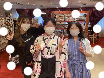 【TAKAZEN梅田本店】♡3日　本日の袴＆お振袖姫ちゃん♡