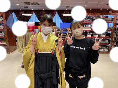 卒業式　袴　かわいい