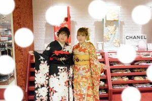 成人式　前撮り　梅田