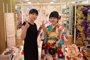 レトロ　前撮り　振袖