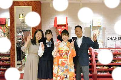 成人式　前撮り　梅田